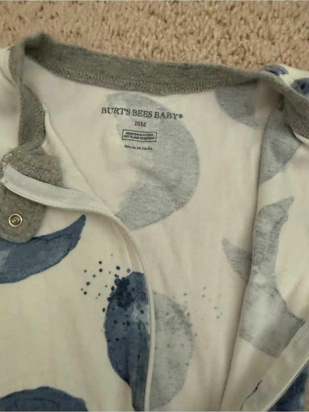 N/A onesies burts